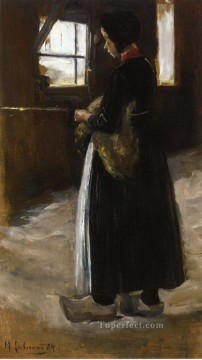 スピナー 1886 マックス・リーバーマン ドイツ印象派 Oil Paintings